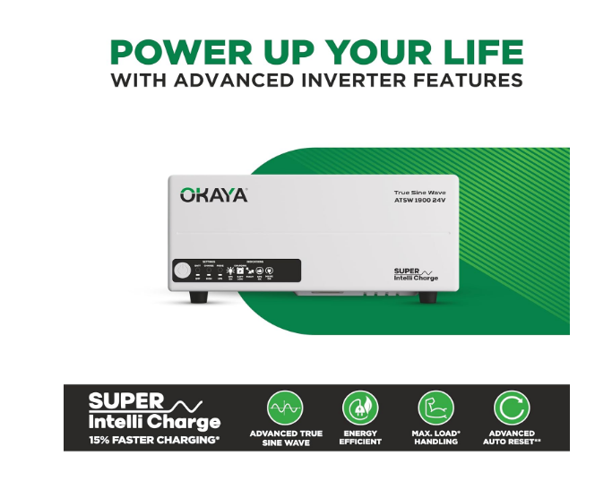 Okaya Inverter with Two Battery Combo