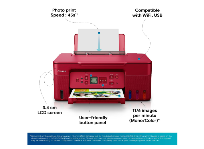 Canon PIXMA MegaTank G3770 Red