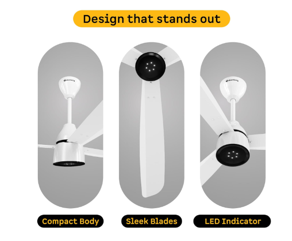atomberg Renesa Enzel 1200mm BLDC Ceiling Fan with Remote Control