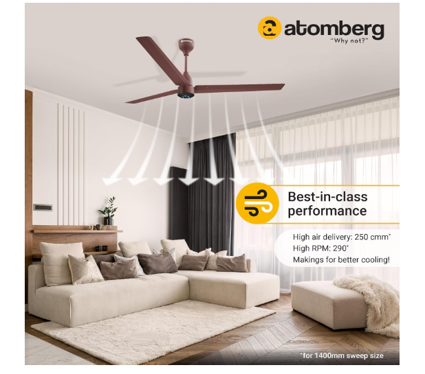 atomberg Renesa 1400mm BLDC Ceiling Fan