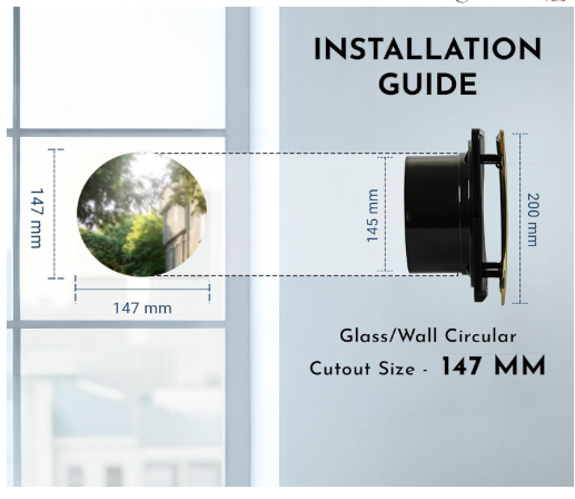 RR Signature Vento Fresh Luxura 150 mm Exhaust Fan For Kitchen