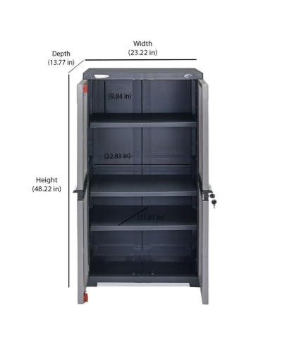 Nilkamal Freedom Big FMM Plastic Cabinet | 3-Year Warranty