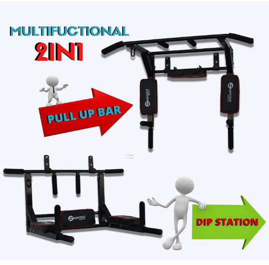 FITNESS Wall mount pull up bar