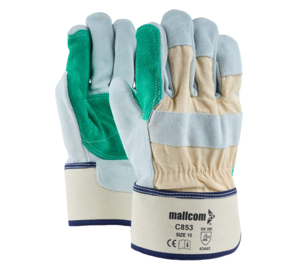 Mallcom Safety Gloves, C853 Canadian Leather Safety