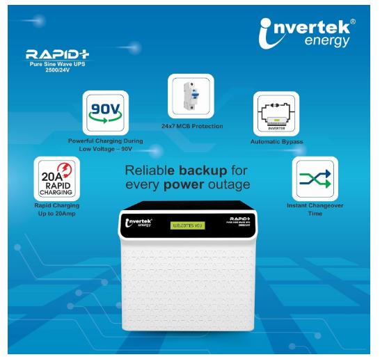 Invertek Energy Rapid +2500/24V