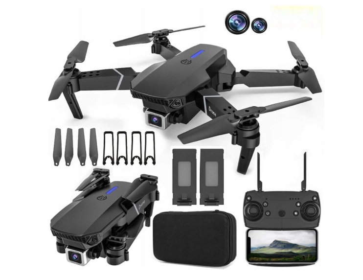 PLEGBLE Drones with Camera for Adults 4K, Brushless Motor Drone