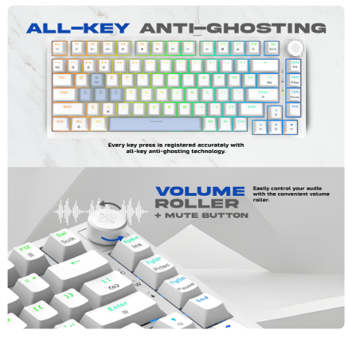 Cosmic Byte CB-GK-42 Phantom TKL Gasket Mechanical RGB
