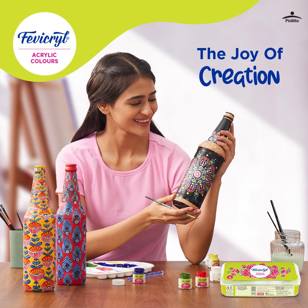 Fevicryl Acrylic Colours Sunflower Kit