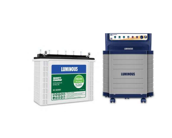 Luminous Inverter & Battery Combo with Trolley